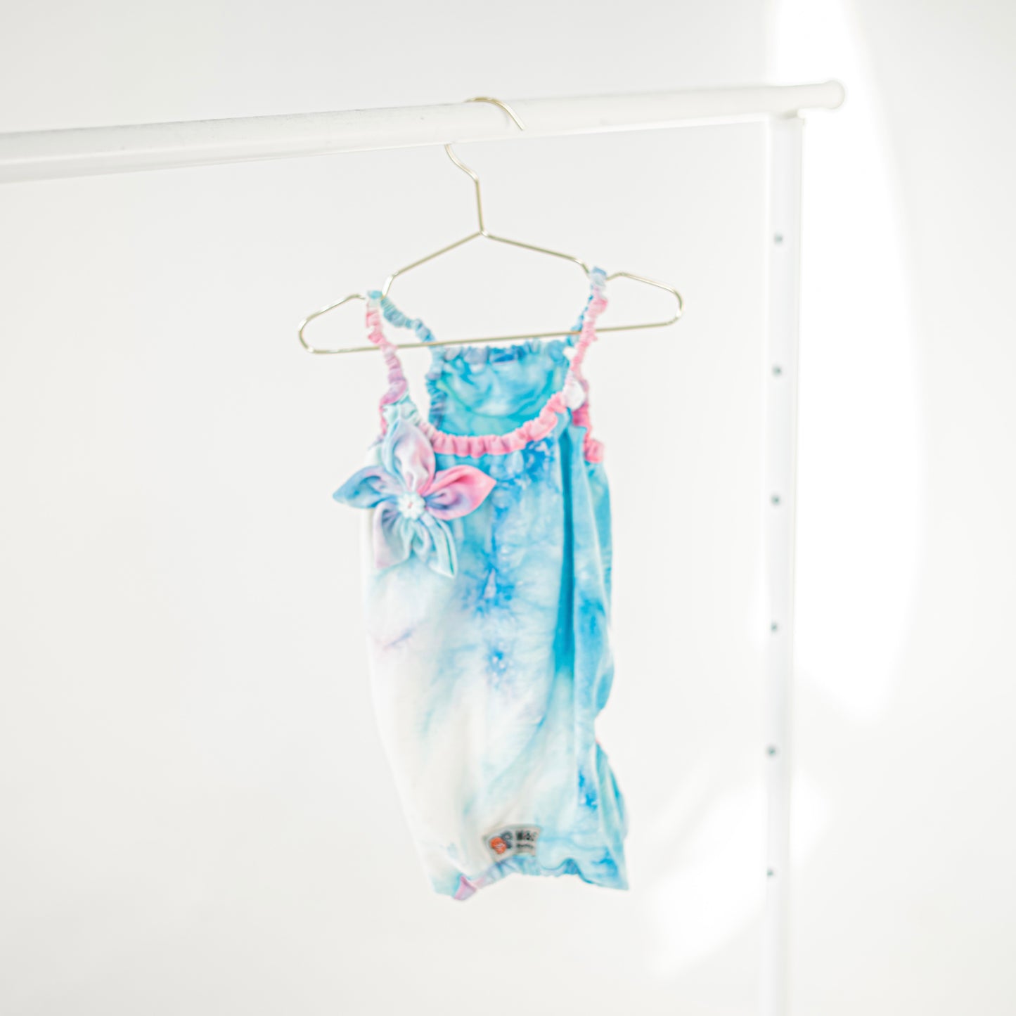 Blue Tie-dye Jumpsuit