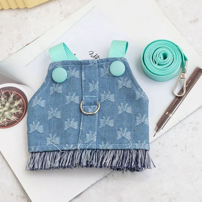 Jeans Harness & Leash Tiffani