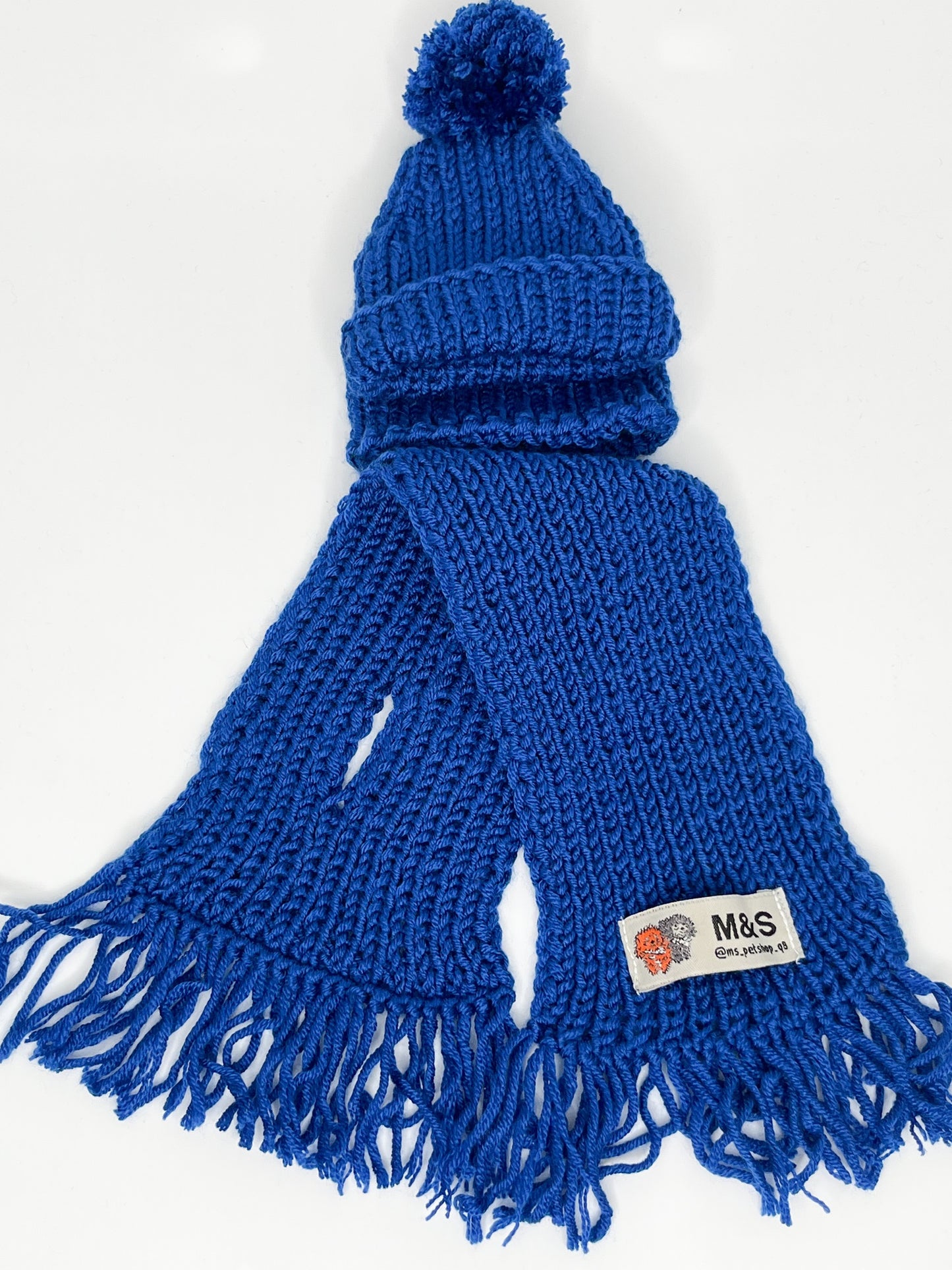 Beanie & Scarf Set blue