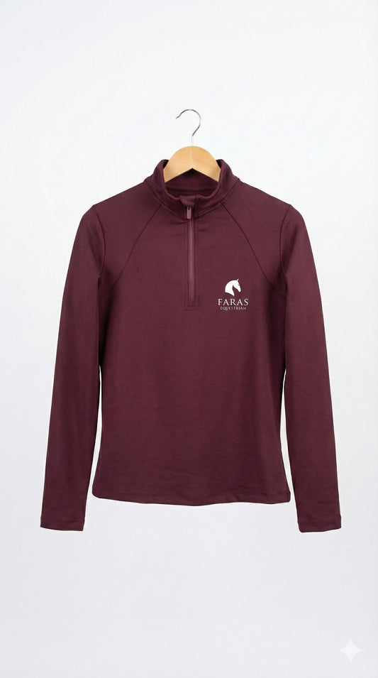 Burgundy Long Sleeve Shirt