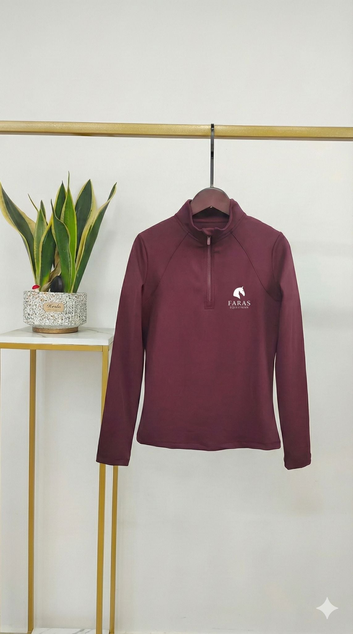 Burgundy Long Sleeve Shirt