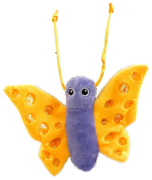 Yellow Butterfly Catnip Toy