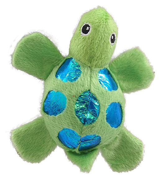 Turtle Toy Catnip Blue